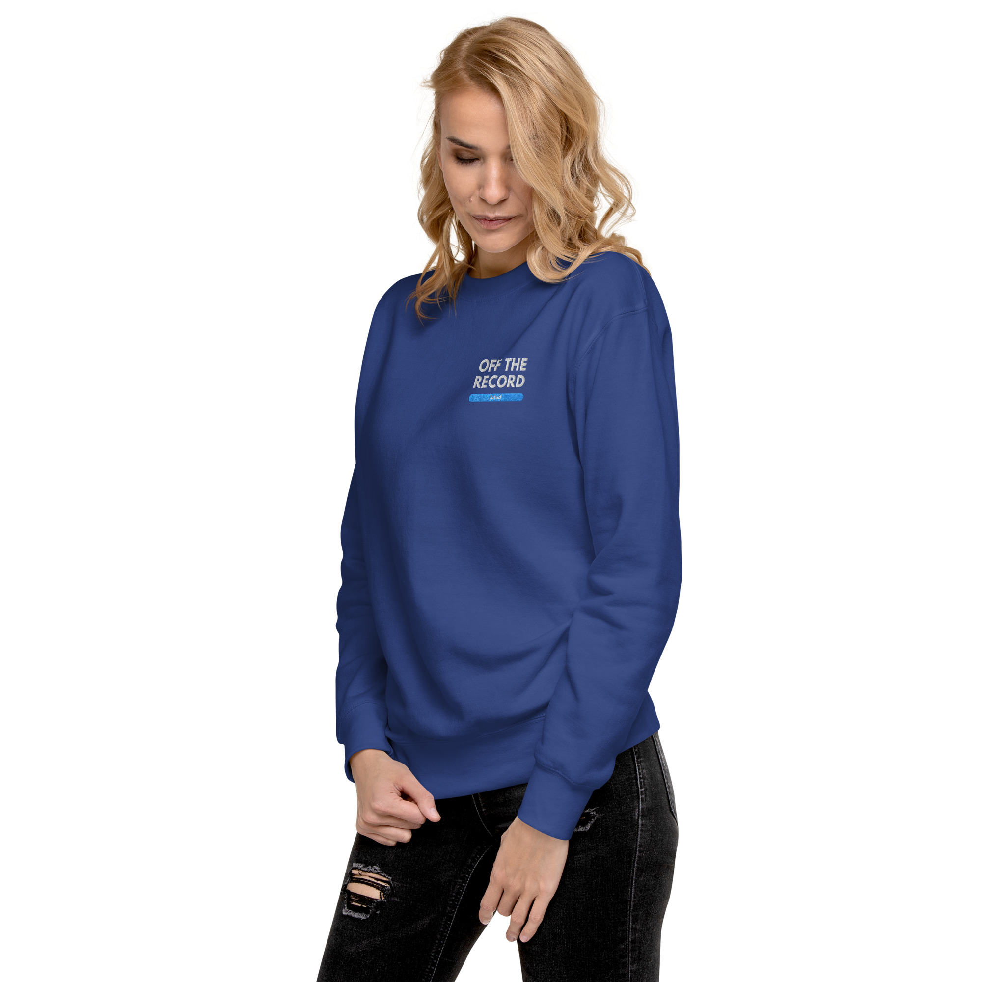 Premium Blue Sweatshirt - Image 2