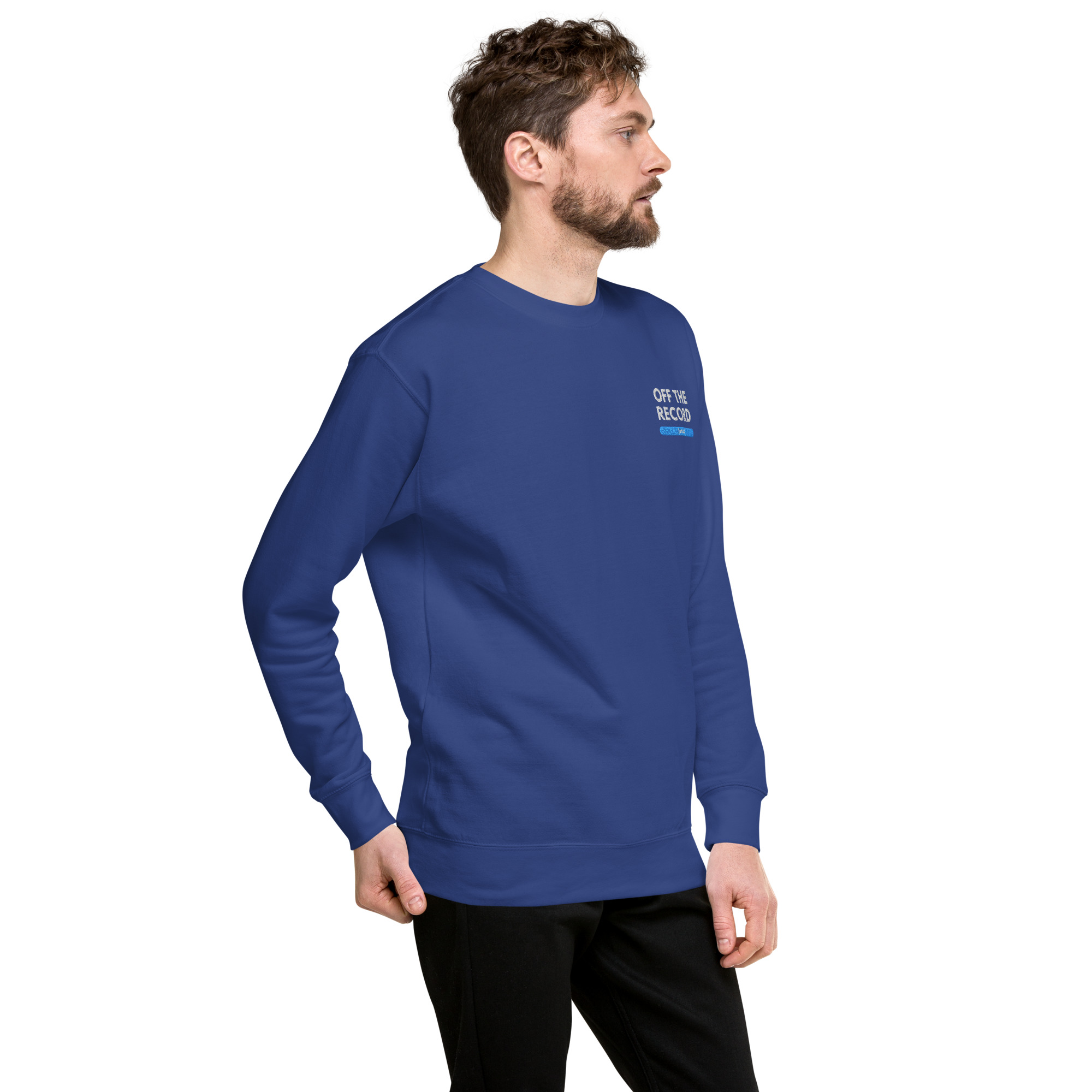 Premium Blue Sweatshirt - Image 3